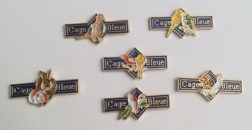 Lot pin cage - 6, bleue