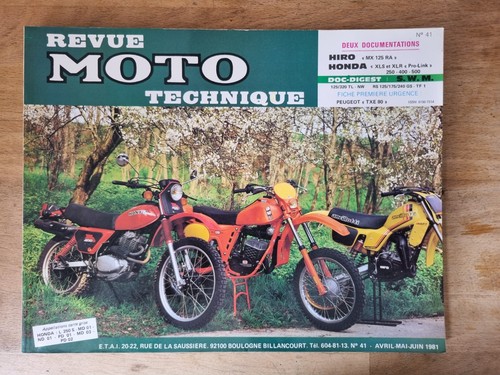 Revue technique moto 41 - technique,