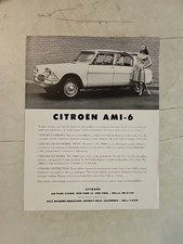 Vintage 1960 CITROEN AMI-6