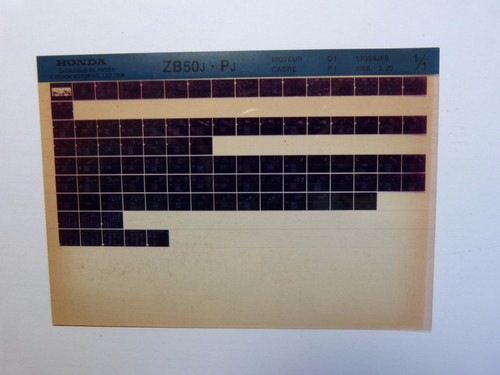 Microfiche moto honda zb 50 - :,