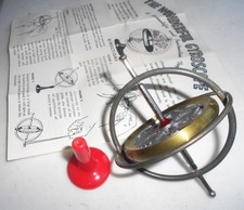 Vintage Chandler Gyroscope Original Box Case & instructions Made In The U.S.A.