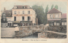 95 SARCELLES SQUARE BRIDGE AND WATERING TROUGH - SHOEMAKING - COFFEE - 81036