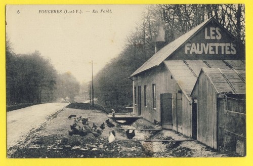 Cpa forêt fougères ille - cpa,