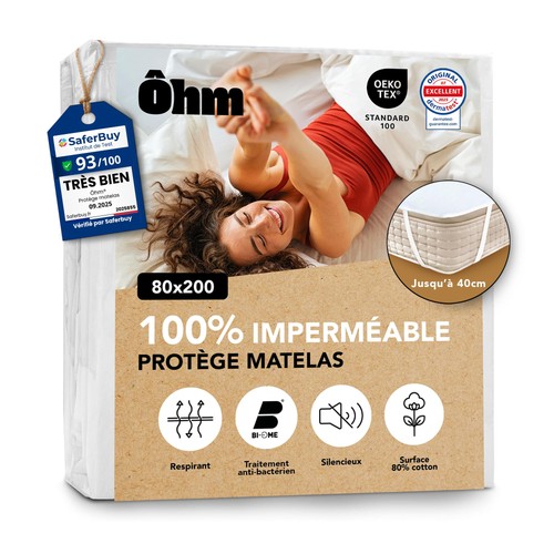 Protège matelas 80x200 - matelas,