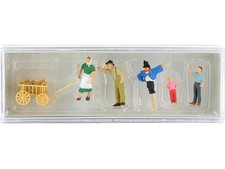 PREISER Paysans et épouvantail - HO 1/87 - PREISER 10650