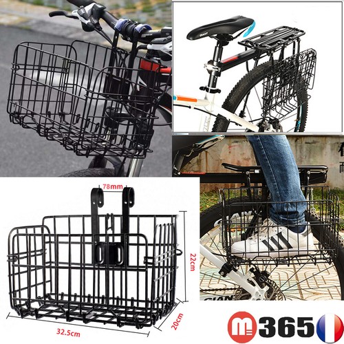 Panier velo avant - ou, arrière