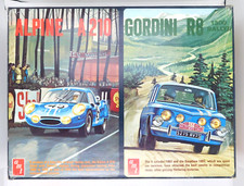 AMT Alpine A210 & Renault Gordini R8 1300 Rallye 1:24 T418 Model Kit Race Car