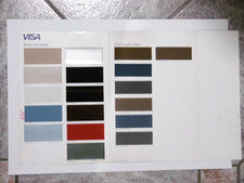 CITROËN VISA 2 nuancier du