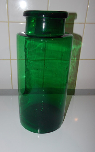 Ancien grand bocal verre - ,
