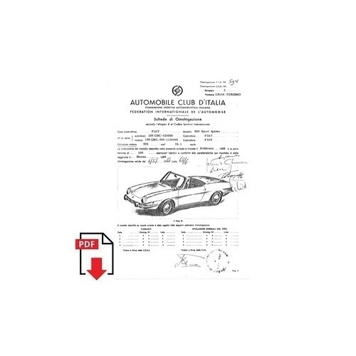 1968 fiat 850 sport spider - sport,