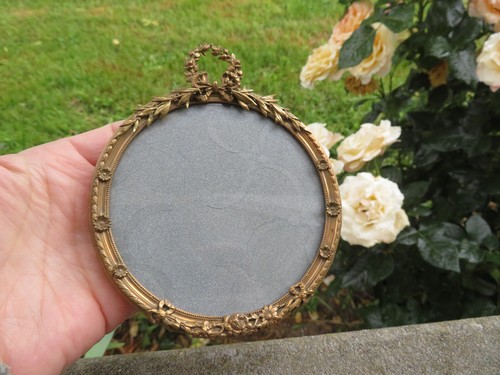 Ancien cadre photo rond - ancien,