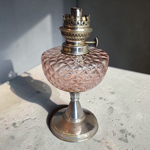 Lampe petrole ancienne verre - petrole,