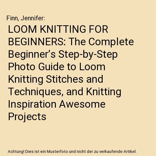 Loom knitting for beginners - loom,