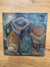 PLAQUE ANNEE 50 CUBISME NATURE