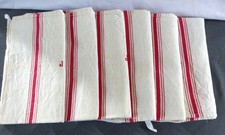 Lot F 6 anciens Torchons