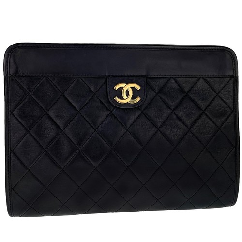 Sac pochette chanel matelasse - sac,