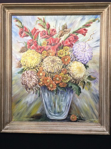 Tableau ancien nature morte - nature,