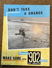 RANSOMES 902 Combine Tractor Brochure Part Manual Landrover Clarkson Farm SIMS
