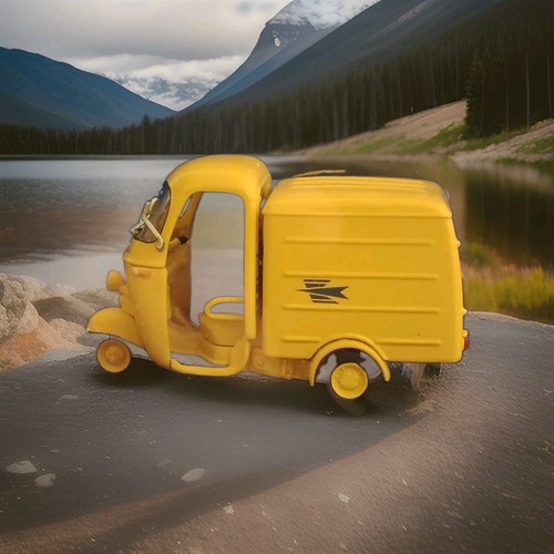 Norev vespa ac4t laposte - norev, 1/43