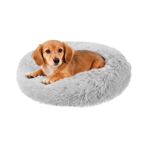 Lit rond pour - chien, en