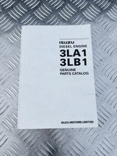 catalogue de pièces d’origine - genuine parts ISUZU moteur diesel 3LA1 - 3LB1