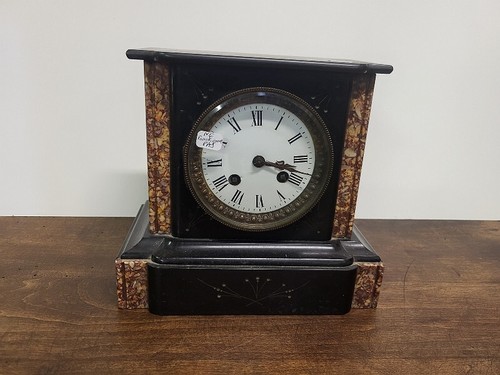 Horloge pendule marbre noir - horloge,