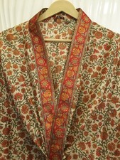 Robe Kimono Midi En Soie Pure