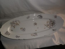 plat de service Vierzon paris médaille d'or paris 1878 en porcelaine