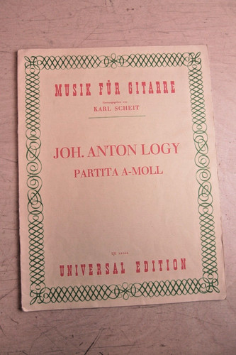 Ancienne guitare joh - guitare, anton