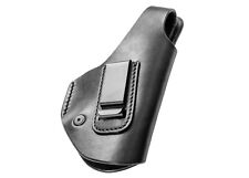 Belt (OWB) and concealed (IWB) leather holster for Glock