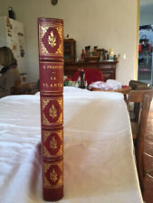 livre ancien cuir G. FRAIPONT : La PLANTE aquarelles arts déco