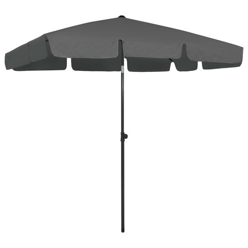 Beach parasol anthracite - beach,