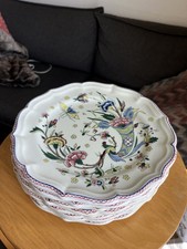 Gien, Assiettes Plates À