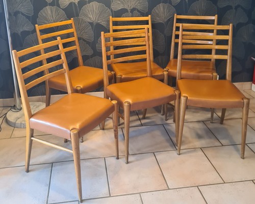 Lot chaises teck - lot, a70