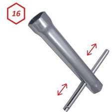 Clé à bougie hexagonale 16mm