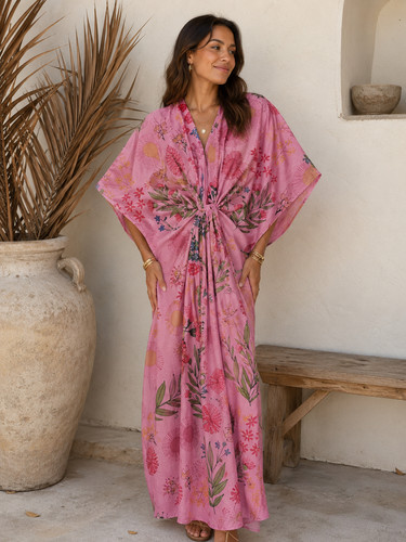Tunique kaftan bohème - tunique,