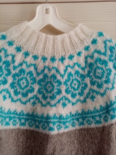 Pull mohair jacquard - pull,