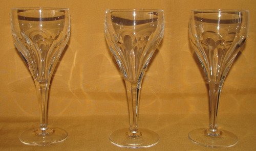 Lot verres vin - lot, 3
