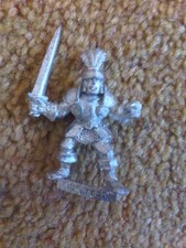 Unreleased Advanced Heroquest Fighter metal prototype OOP RARE