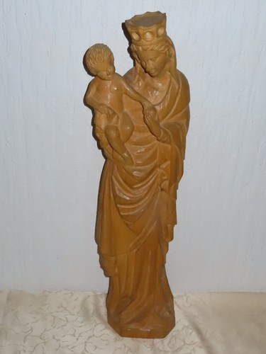 Figurine bois heiligenfigur - figurine,