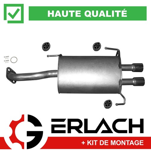 Silencieux arriere pour toyota - silencieux,