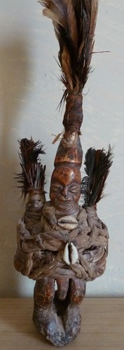 Statuette fétiche yaka rdc - yaka,
