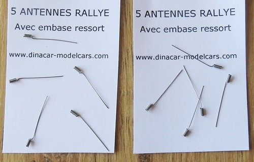Lot antennes rallye - de, avec