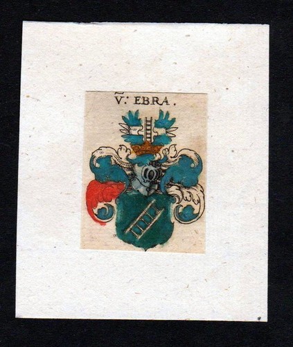 17e siècle ebra blason - ebra,