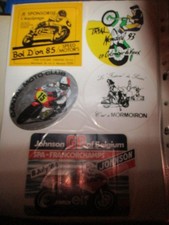 5 AUTOCOLLANTS MOTO TRIAL 93
