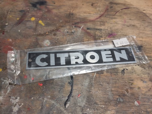 Sigle neuf citroën 2cv - sigle,
