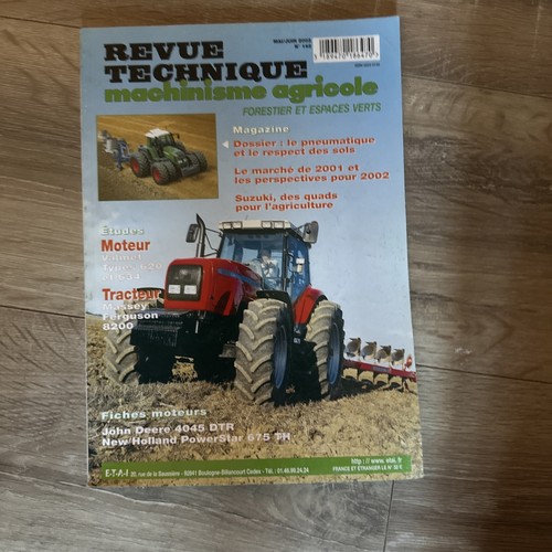 Revue technique machinisme - -,