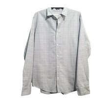 Frank and Eileen Gray Plaid Paul Woven Button Up Shirt Size L