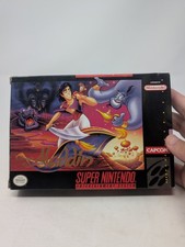Disney's Aladdin - Super Nintendo SNES - COMPLETE - CIB Tested