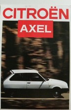 Brochure CITROEN AXEL modèle 1987